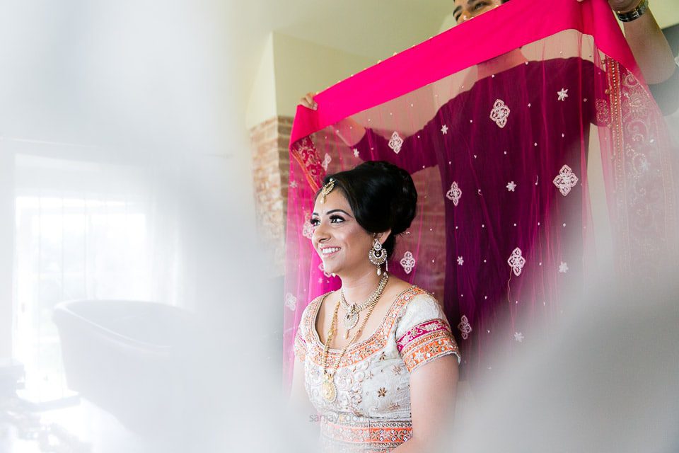 Asian Wedding Bride getting ready by Dil Matharu