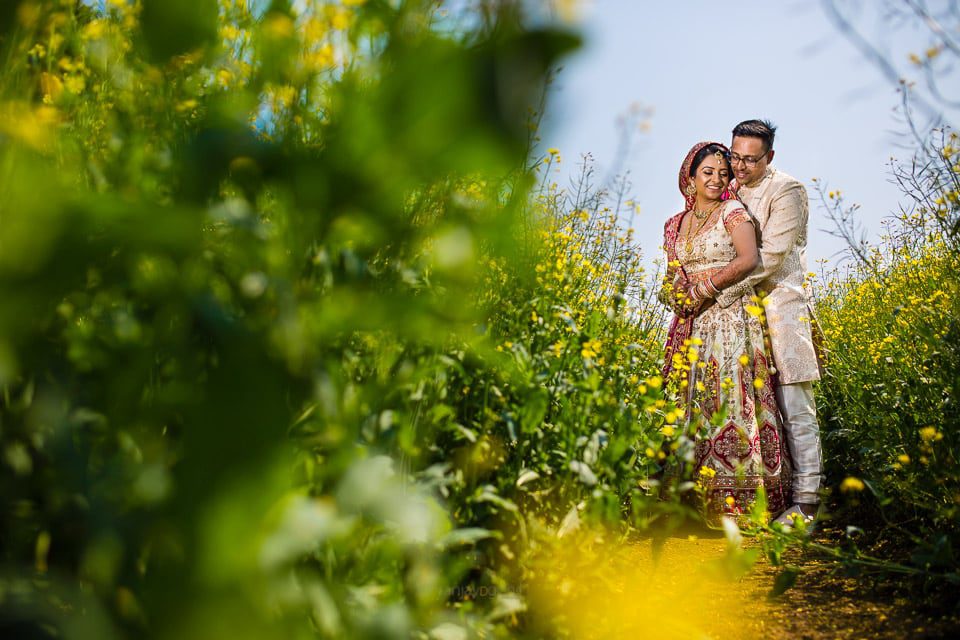 Asian Wedding portrait at Parklands Quendon Hall