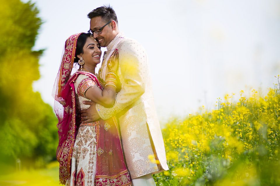 HIndu Wedding portrait at Parklands Quendon Hall