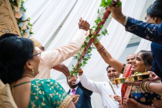 Pokwanu ceremony during Hindu wedding
