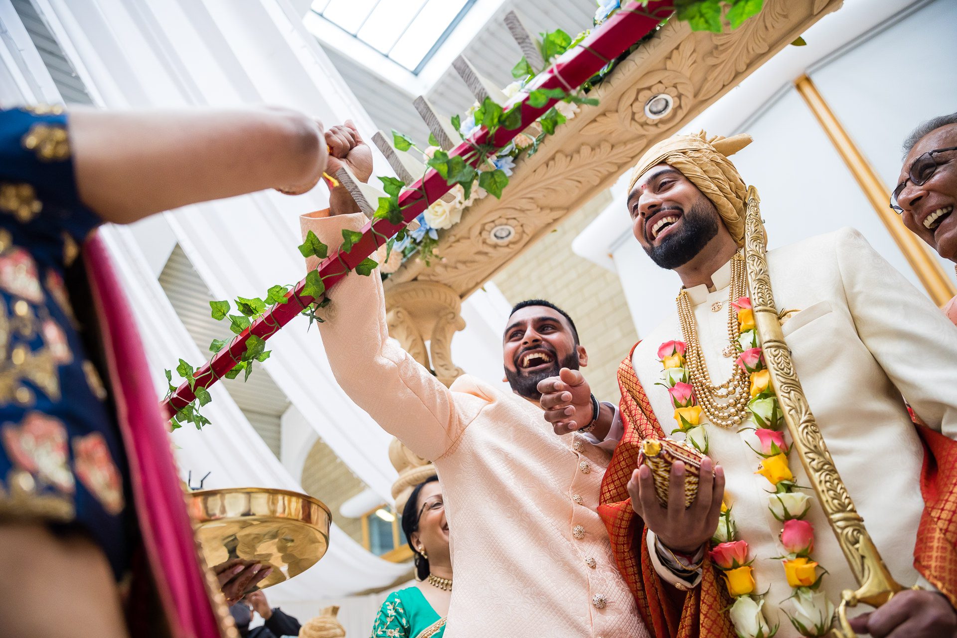 Pokwanu ceremony during Hindu wedding