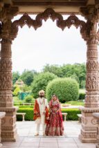 Asian wedding portrait at Oshwal centre