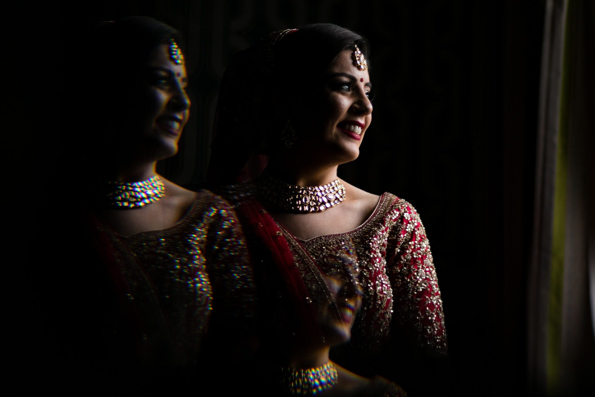 Asian bridal portrait