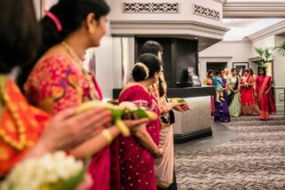 Arrival of the bride