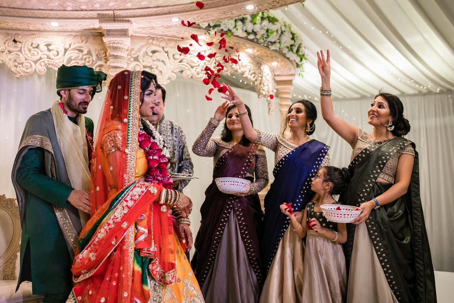 Bride leading the last phera