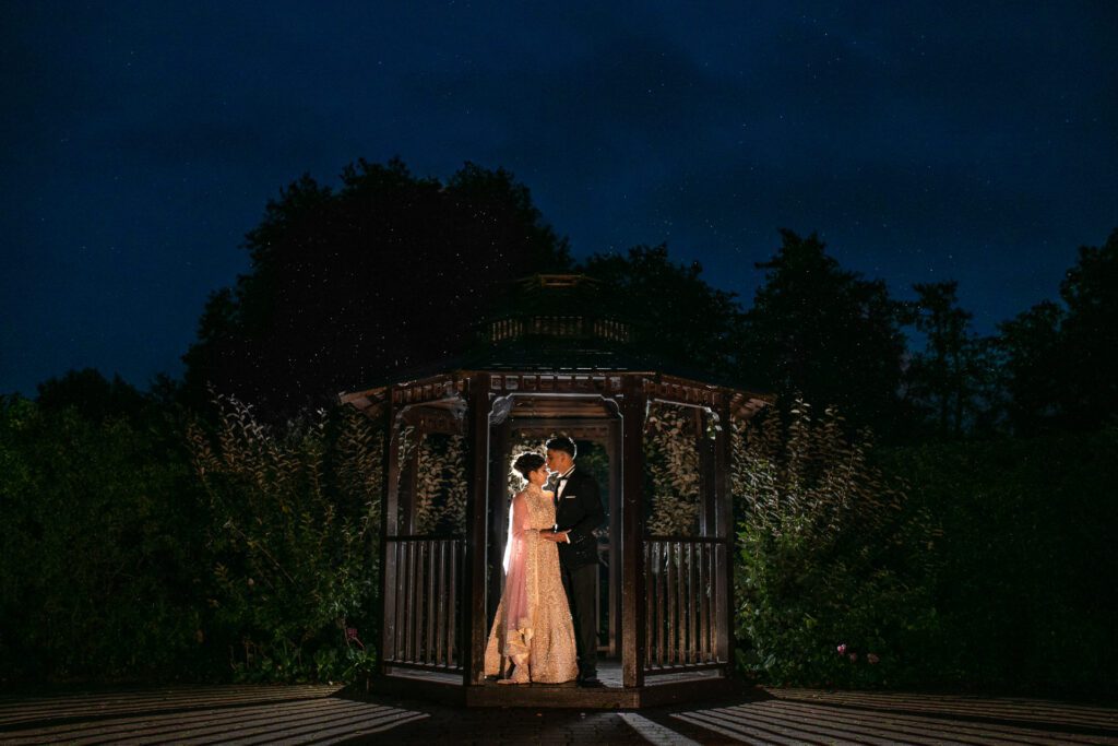 Asian Wedding portrait at Tewinbury farm